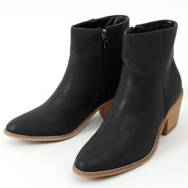 Černé kovbojské boty Kirates černý 1