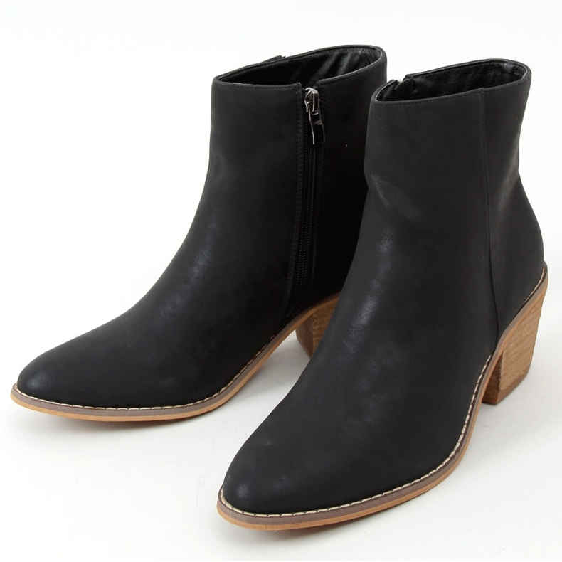 Černé kovbojské boty Kirates černá 1