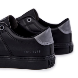 Kožené pánské tenisky Big Star JJ174108 Black černá 4