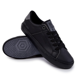 Kožené pánské tenisky Big Star JJ174108 Black černý 5