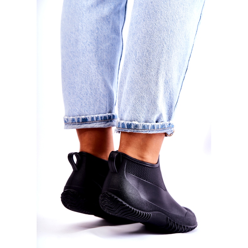 Dámské černé nízké holínky Eldora černá 3 Dámské černé nízké holínky Eldora černá 3