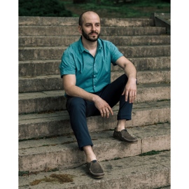 Olivier Pánské boty mokasín 906 na letní hnědé šedá 5