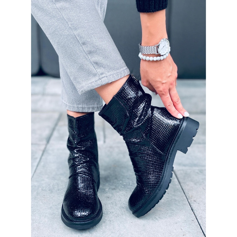 Dámské kozačky Gunn Black černý 1