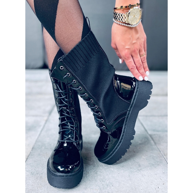 Dělnický ponožkový svršek Soks Black černá 1