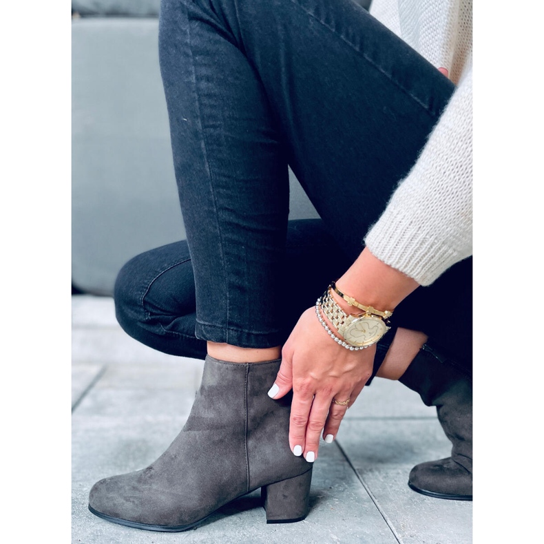 Talgo Green kotníkové boty na vysokém podpatku zelená 1