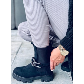 Chelsea boty se svrškem Calipso Black černá 1