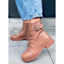 Vojenské boty Pomona Camel hnědý 7