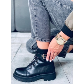 Černé vojenské boty Pomona černý 1