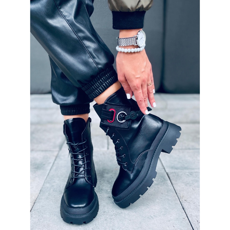 Vojenské boty Berit Black černý 1