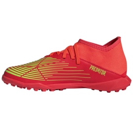 Boty Adidas Predator Edge.3 Tf Jr GV8503 červený pomeranče a červené 1
