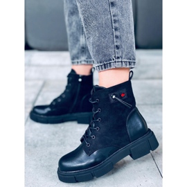 Černé boty Provo se silnou podrážkou černý 2