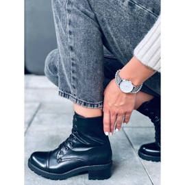 Černé kozačky Ullop černý 1