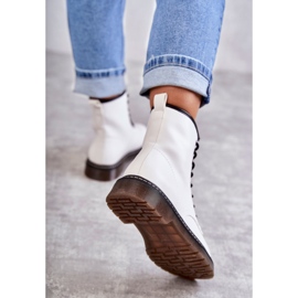 PG1 Dámské kozačky Kombinované kozačky Bílá Lavita bílý 2