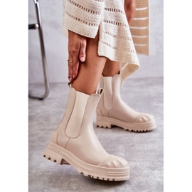 PG1 Klasické vysoké pracovní béžové boty Bassti béžový 1 PG1 Klasické vysoké pracovní béžové boty Bassti béžový 1