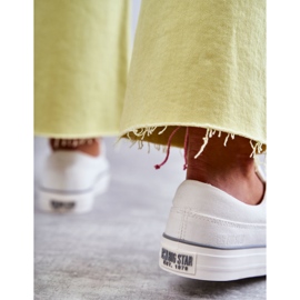 Dámské látkové tenisky Big Star KK274017 Bílé bílý 1