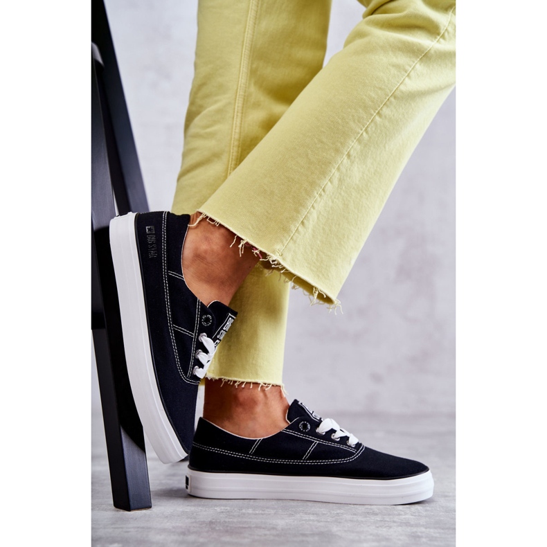 Dámské látkové tenisky Big Star KK274019 Černé černá 1