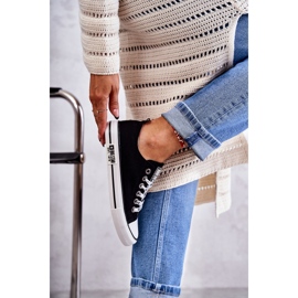 Dámské Materiál Sneakers Big Star KK274102 Black černá 2