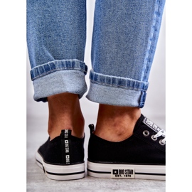 Dámské Materiál Sneakers Big Star KK274102 Black černý 1