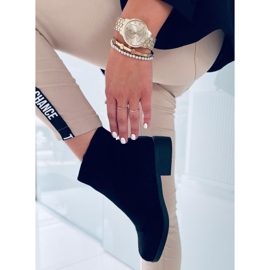 PA1 Dámské semišové Chelsea boty Verbe Black černá 1