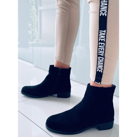 PA1 Dámské semišové Chelsea boty Verbe Black černá 2