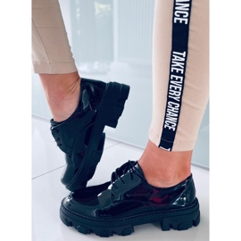 PA1 Šněrovací mokasíny Tekla Black Shing černý 1