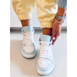 Kotníkové tenisky Liam Blue bílý modrý 2