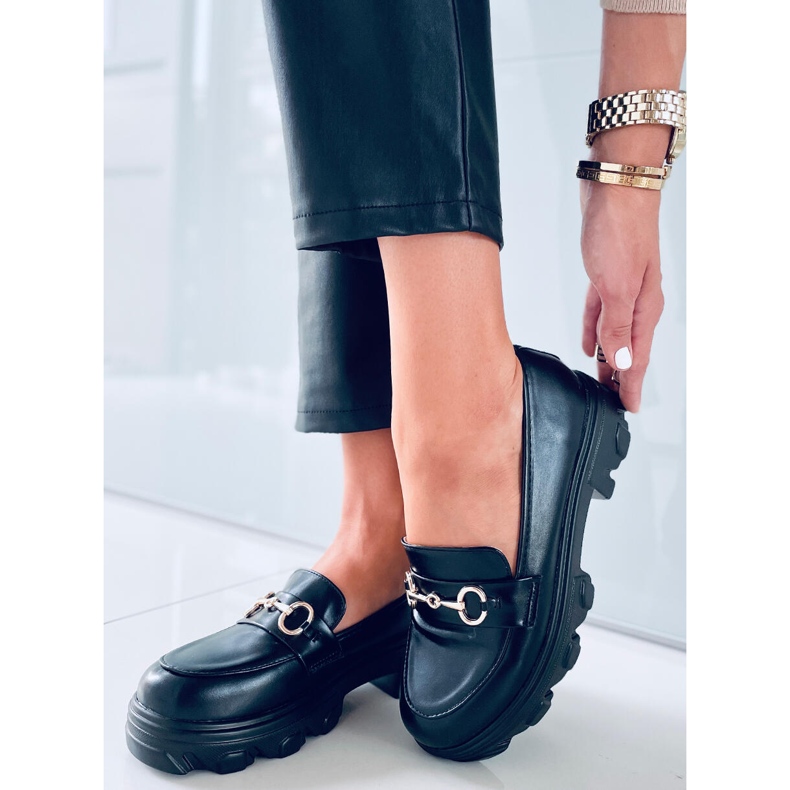 PA1 Mokasíny s vysokou podrážkou od Eloise Black černá 1