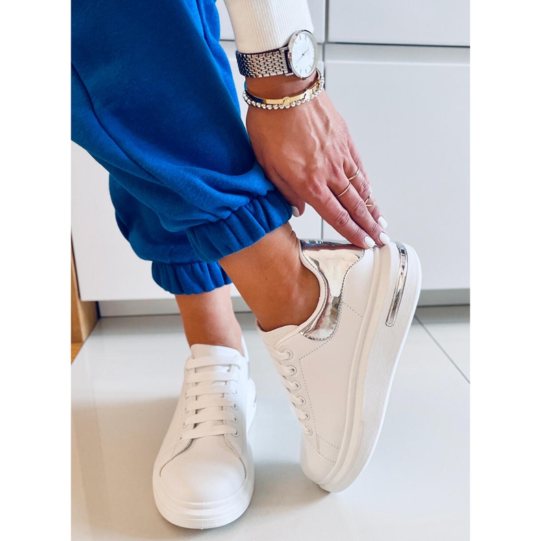 PA1 Dámské tenisky Sierra WHITE / SILVER bílý stříbro 1