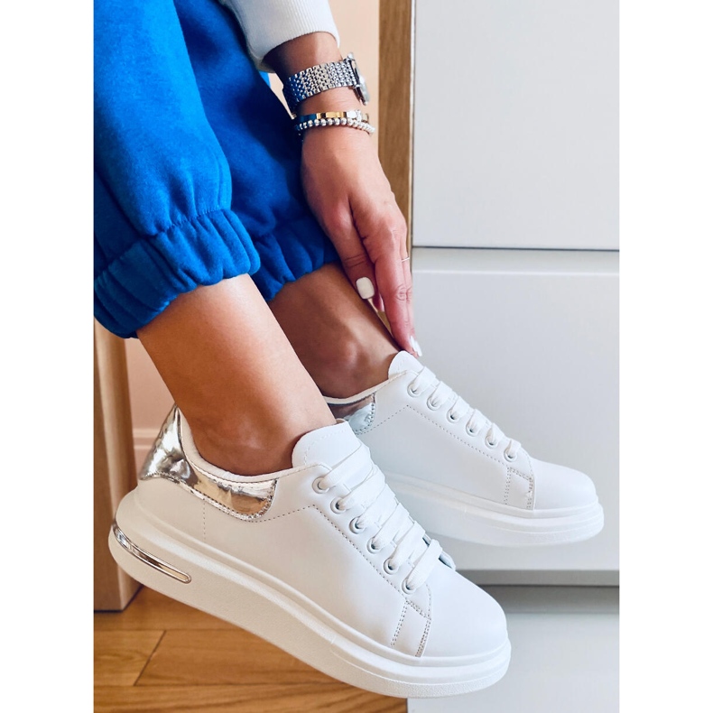 PA1 Dámské tenisky Sierra WHITE / SILVER bílý stříbrný 2