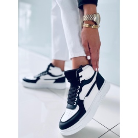 PA1 Vysoké tenisky Myles Black bílý černá 1