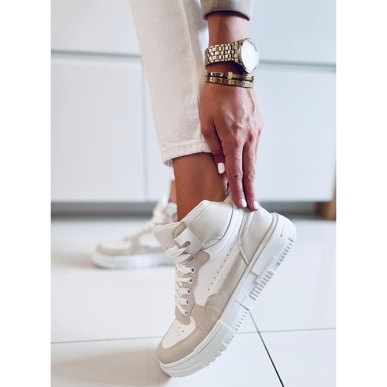 Vysoké tenisky Myles Beige béžový 1