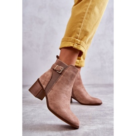 Semišové Boty Na Post Hnědé Vannes hnědý 1 Semišové Boty Na Post Hnědé Vannes hnědý 1