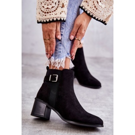 PS1 Semišové černé Boty Na Post Black Vannes černá 1 PS1 Semišové černé Boty Na Post Black Vannes černá 1