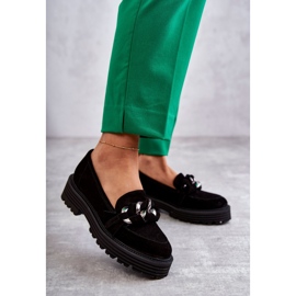 Dámské semišové boty Laura Messi 2523 Black černá 1