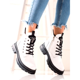 Bílé zateplené boty Filippo DBT3063 / 21 WH bílý 2