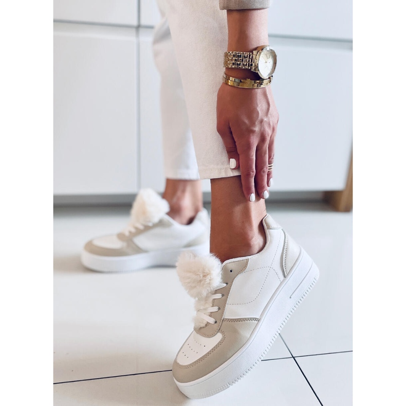 PA1 Dámské tenisky Lilith Beige béžový bílý 2