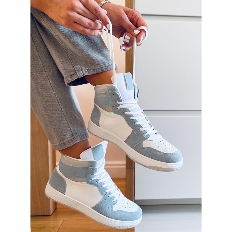 PA1 Kotníkové tenisky Dorcas Green bílý modrý 1 PA1 Kotníkové tenisky Dorcas Green bílý modrý 1