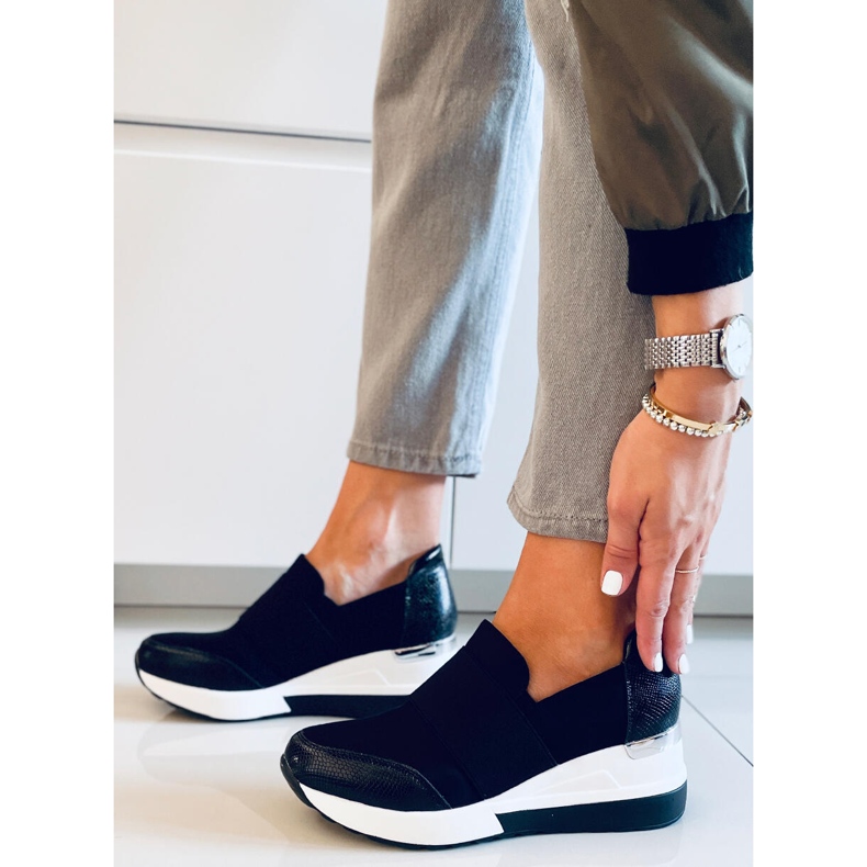 PA1 Boty na klínku Zelda Black černý 2