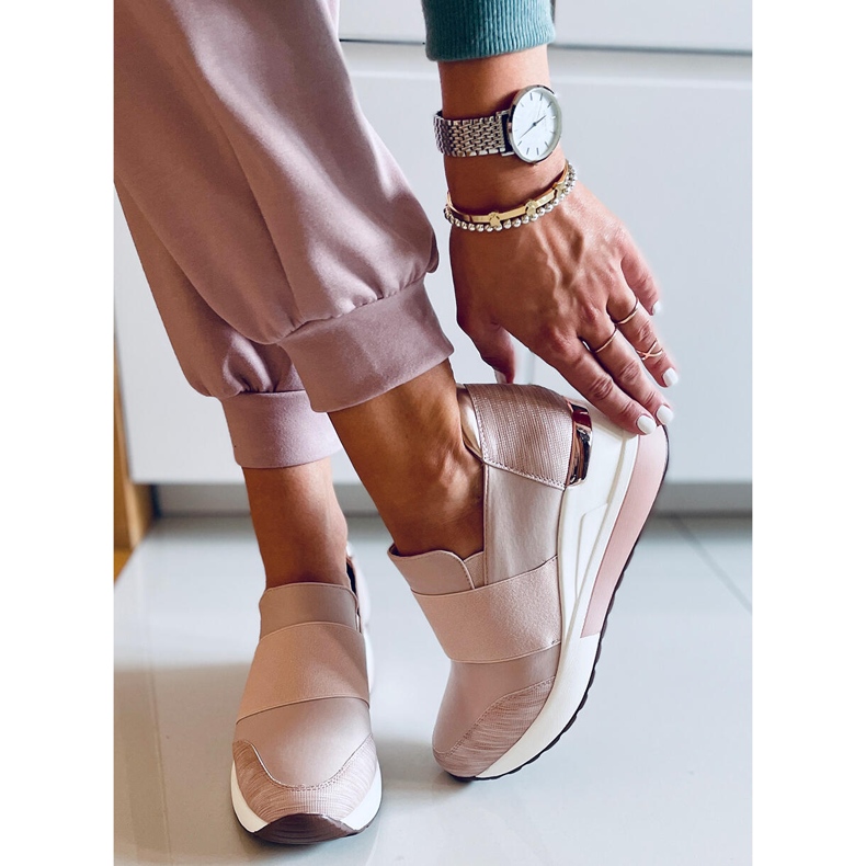 PA1 Boty na klínku Zelda Pink růžový 1