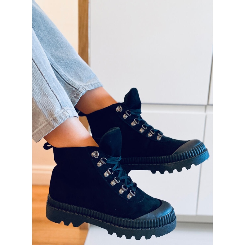 PA1 Malyen Černé trekové tenisky černá 1