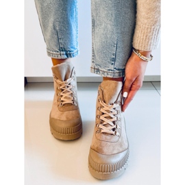 PA1 Trekové tenisky Malyen Khaki béžový 1