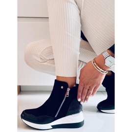 PA1 Boty na klínku Micah Black černá 1