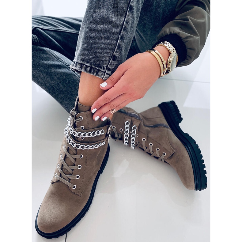 PA1 Vojenské boty Carden Green zelená 2