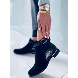 BM Dámské Chelsea boty Francine Black černá 2