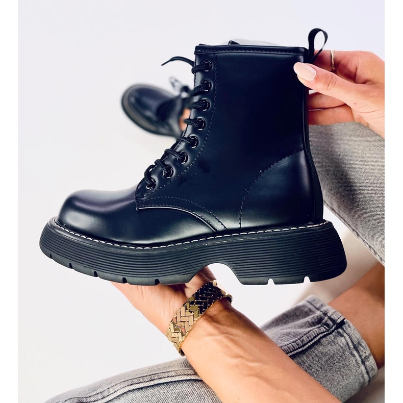 Bovver boty Potter Black černý 1