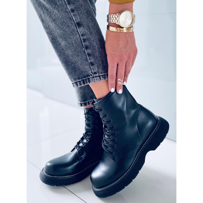 Bovver boty Potter Black černý 2