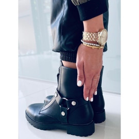 Ploché kozačky Oliver Black černý 2