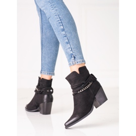 Černé kovbojské boty Shelovet pro ženy černá 1