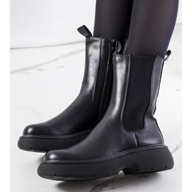 Černé kozačky od Willsden boots černá 1