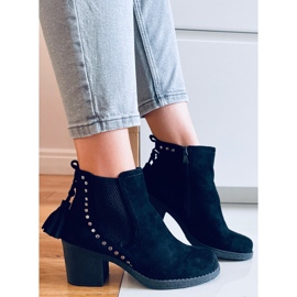 Logue Black vysoké podpatky černý 2